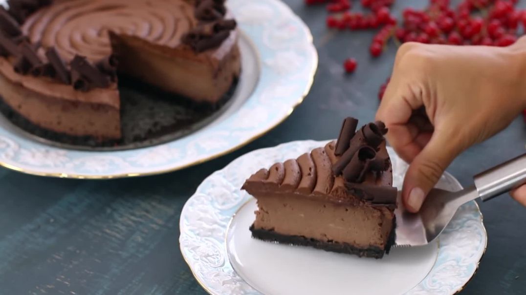 ⁣Chocolate Cheesecake Recipe