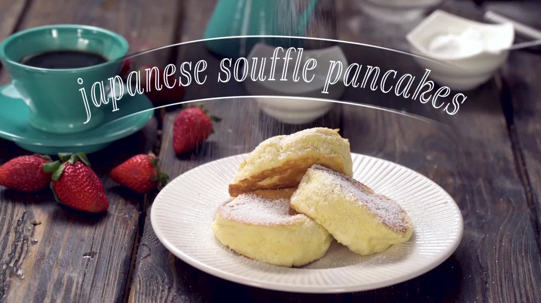 ⁣Japanese Soufflé Pancakes